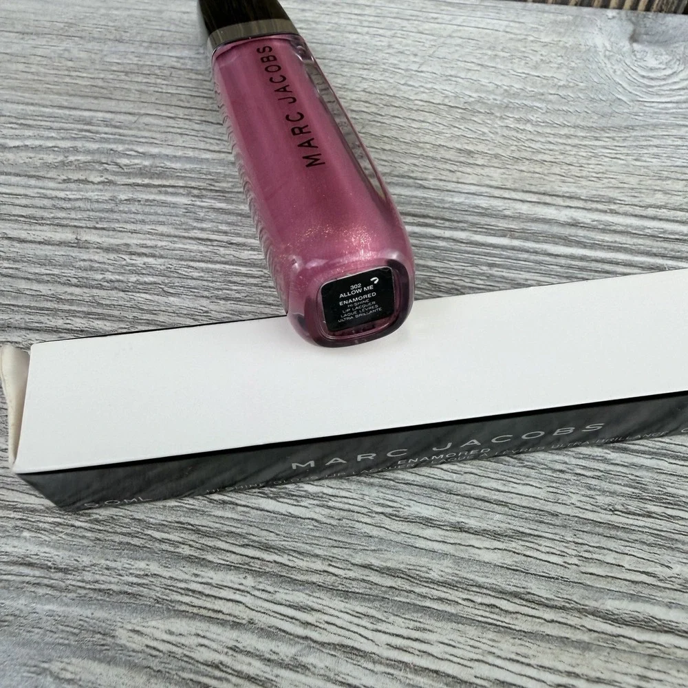 Marc Jacobs Enamored Lip Gloss 302 Allow Me 5ml 0.16oz New In Box Authentic